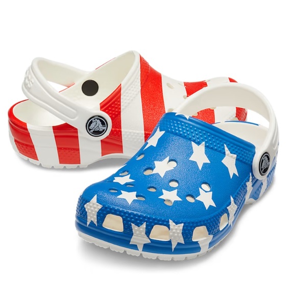 CROCS Other - CROCS CLASSIC AMERICAN FLAG CLOG - MEN SIZE 10 | WOMEN 12